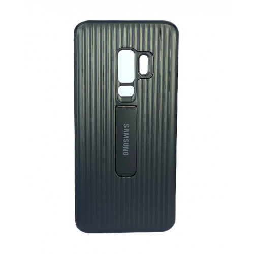 Черный защитный чехол-подставка Protective Standing Cover для Samsung Galaxy S9 Plus (G965)