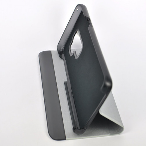 Серебряный чехол Clear View Standing для Samsung Galaxy S9 Plus (G965) с интерактивной полосой