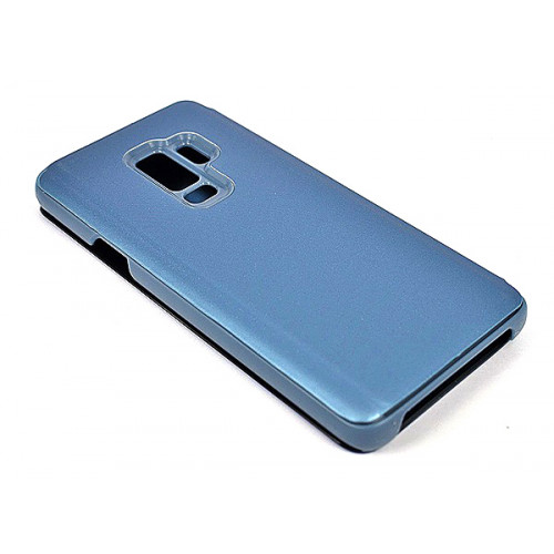 Синий зеркальный чехол Clear View Cover для Samsung Galaxy S9 Plus (G965)