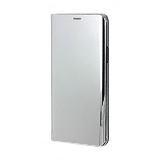 Серебряный зеркальный чехол Clear View Cover для Samsung Galaxy Note 20 Ultra