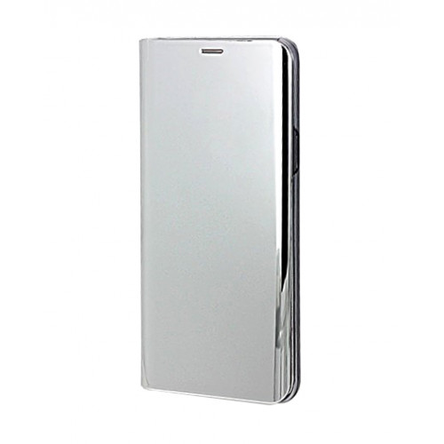 Серебряный зеркальный чехол Clear View Cover для Samsung Galaxy Note 20 Ultra (SM-N985F)