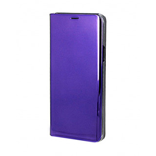Фиолетовый зеркальный чехол Clear View Cover для Samsung Galaxy S9 Plus