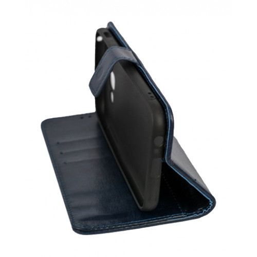 Темно-синий чехол-книжка с отделом для пластиковых карт для Samsung Galaxy A5 2017 (A520F)