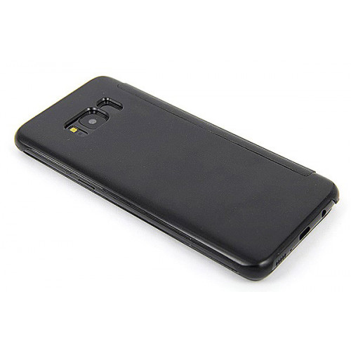 Черный зеркальный чехол Clear View Cover для Samsung Galaxy S8