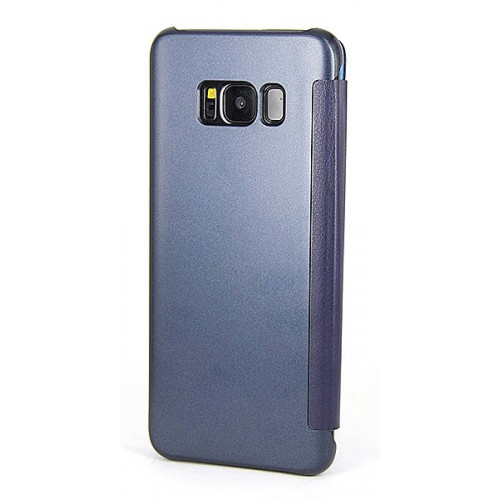 Темно-синий зеркальный чехол Clear View Cover для Samsung Galaxy S8