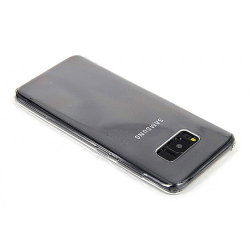 Фирменный силиконовый прозрачный бампер для Samsung Galaxy S8