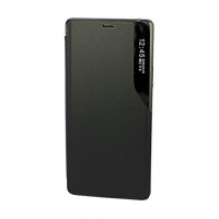 Кожаный чехол Clear View Standing для Samsung Galaxy S8 черный