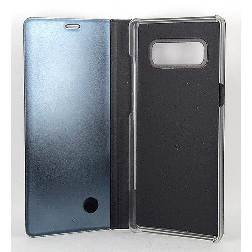 Черный зеркальный чехол Clear View Cover для Samsung Galaxy Note 8