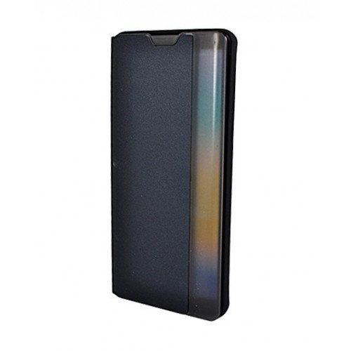 Темно-синий чехол Clear View Standing для Samsung Galaxy Note 8 с интерактивной полосой
