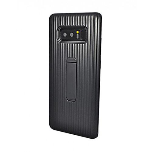 Черный защитный чехол-подставка Protective Standing Cover для Samsung Galaxy Note 8