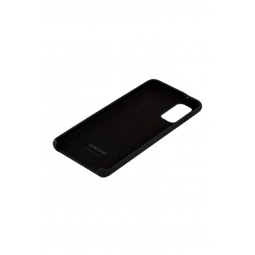 Фирменный бампер Silicon Silky And Soft-Touch Finish для Samsung Galaxy S20 (G980F) черного цвета