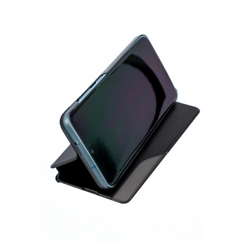 Кожаный чехол Clear View Standing для Samsung Galaxy S20 FE черный