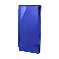 Синий зеркальный чехол Clear View Cover для Samsung Galaxy S20