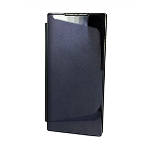 Черный зеркальный чехол Clear View Cover для Samsung Galaxy S20 (G980) 
