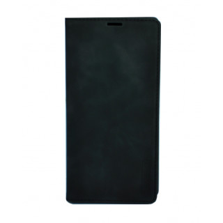 Черный премиум чехол-книжка для Samsung Galaxy S20 FE (G780G) с отделом для пластиковых карт и магнитной крышкой