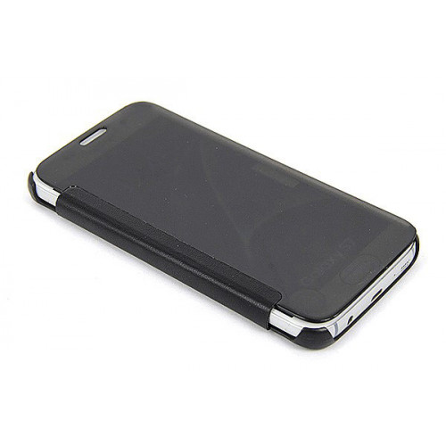 Черный защитный чехол-обложка Clear View Cover для Samsung Galaxy S7 G930