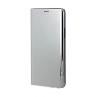 Серебряный зеркальный чехол-обложка Clear View Cover для Samsung Galaxy S7